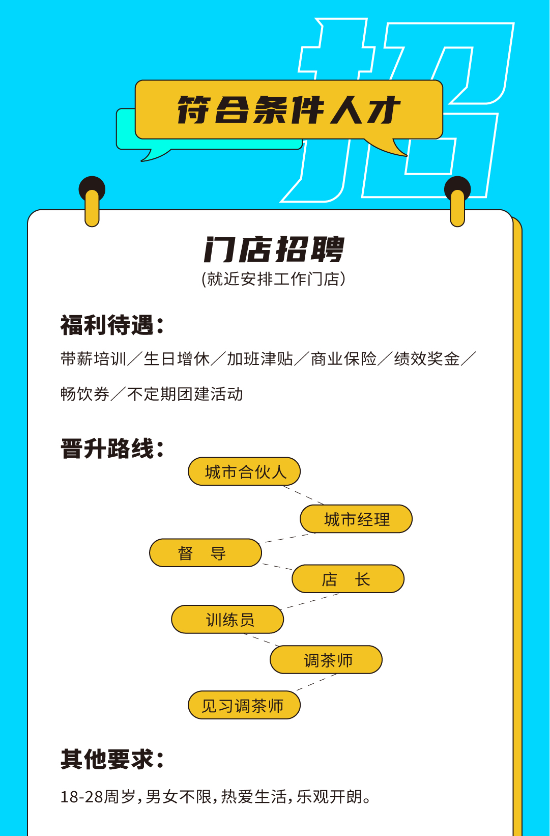 贝博BB奶茶招聘